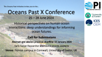 Oceans Past X - Call for Abstracts