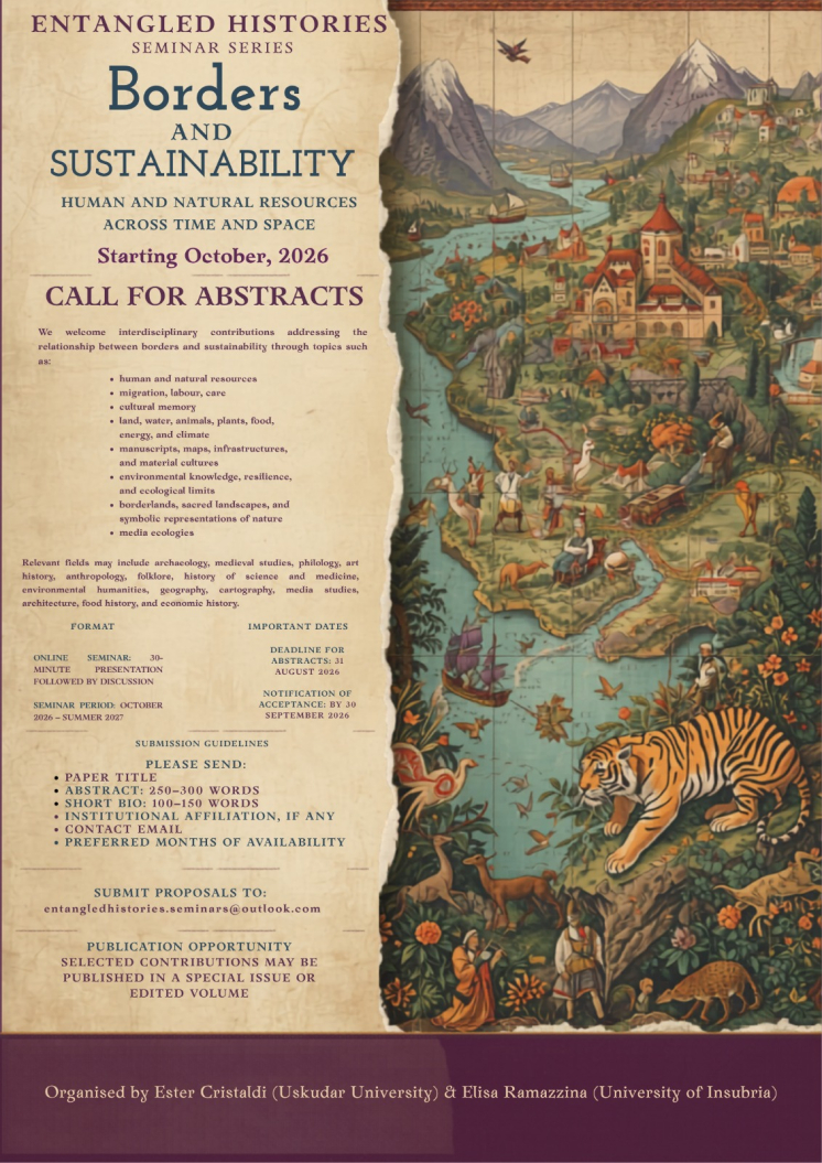 CFP - Borders and Sustainability: Human and Natural Resources across Time and Space (Seminar Series 2026–2027)