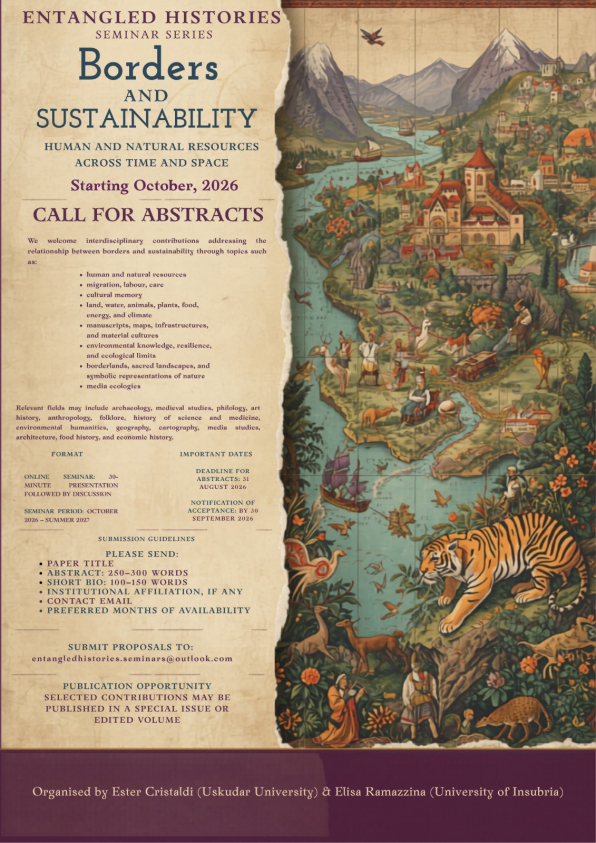 CFP - Borders and Sustainability: Human and Natural Resources across Time and Space (Seminar Series 2026–2027)